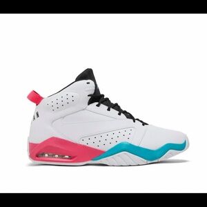 Nike Kids White, Pink, and Blue Sneakers